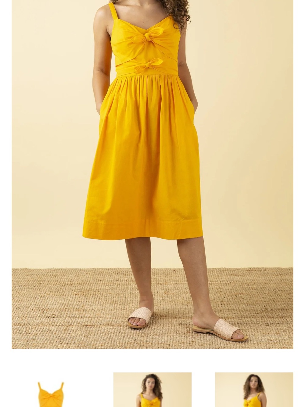 Emily and Fin Salma Dress in Navy Blue - Picture 2 of 7